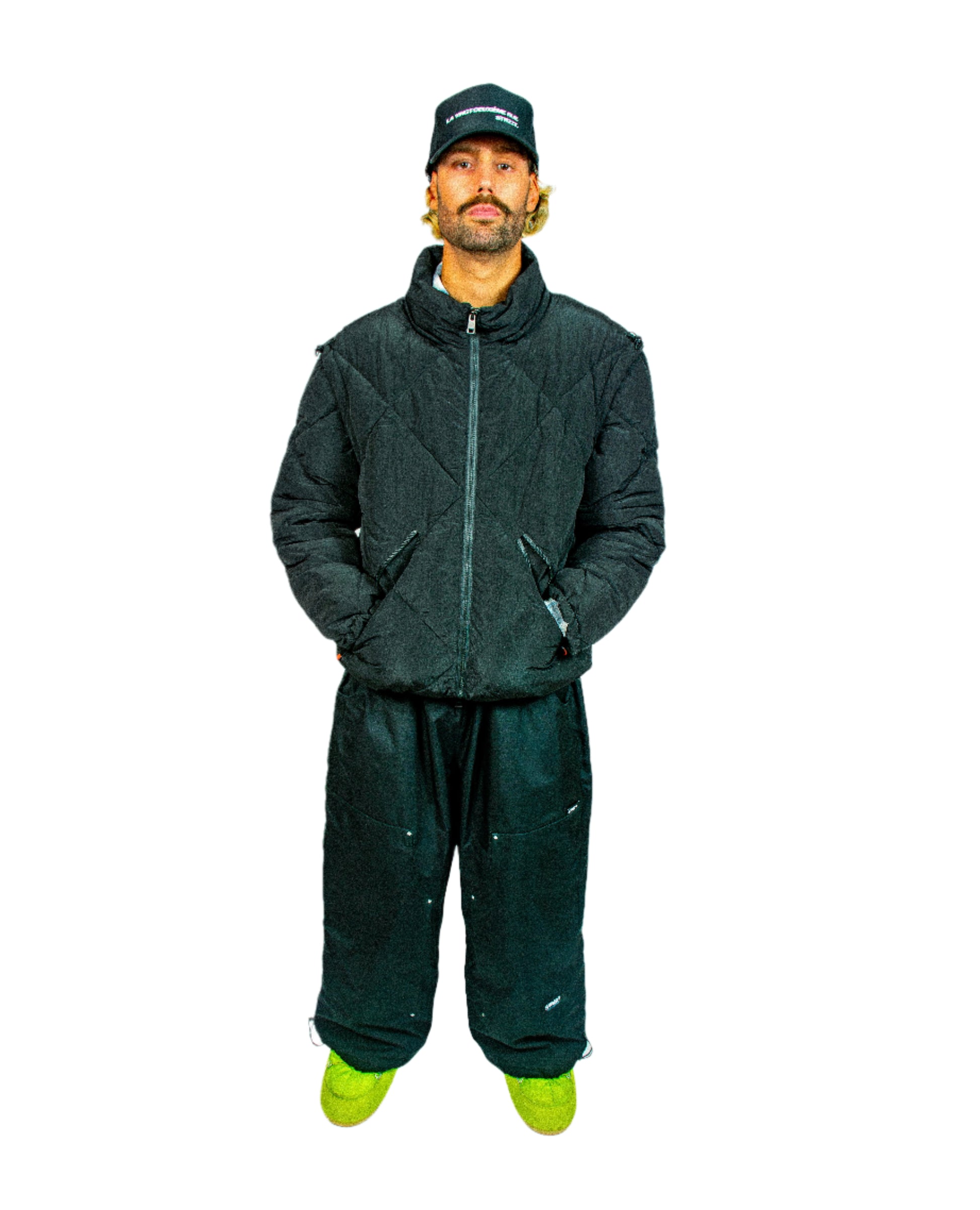 4-IN-1 BLACK PUFFER