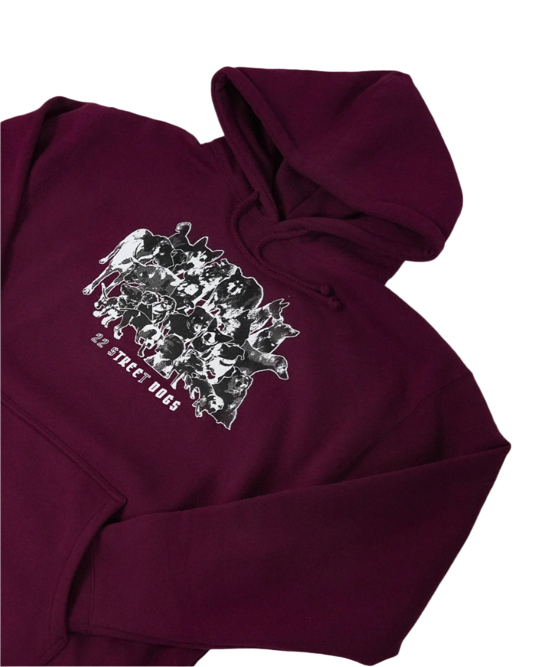 ★HOODHOOD★ Michelian sweatshirt burgundy 1200W-2777-Maroon-5-