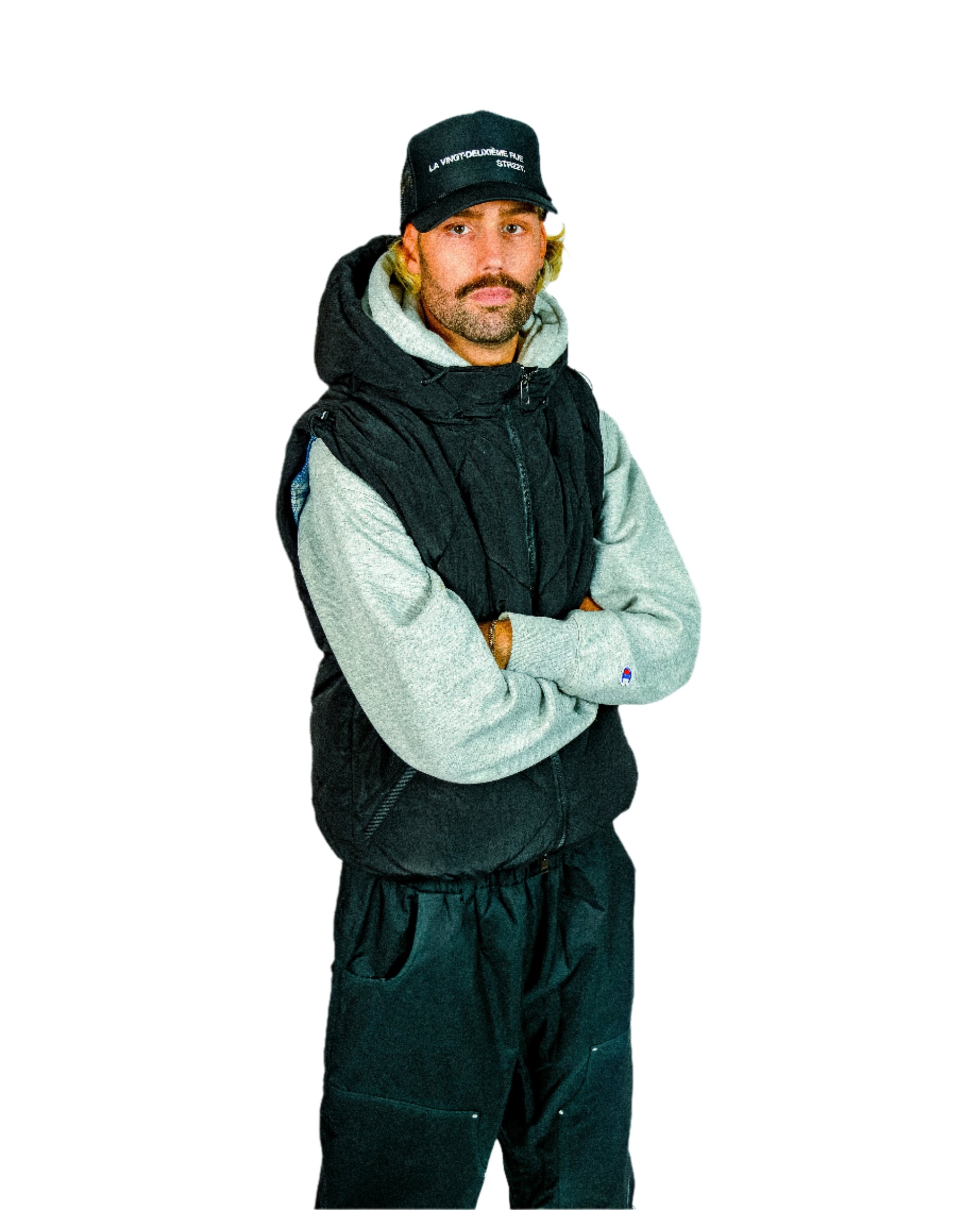4-IN-1 BLACK PUFFER